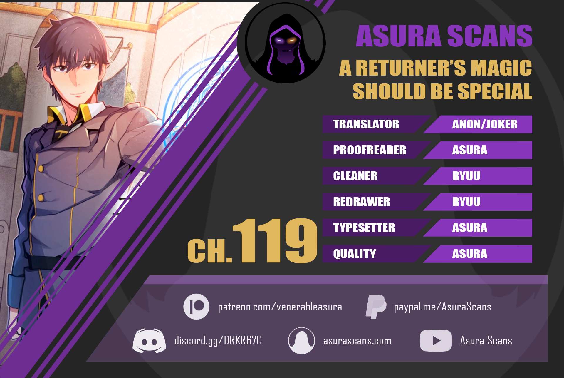 A Returner’s Magic Should Be Special Chapter 119 image 01